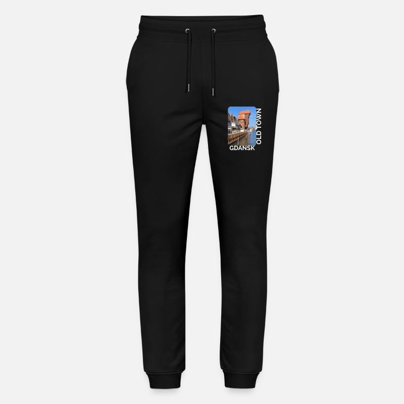 Gdansk Hafenidyll - Stanley/Stella Unisex Bio Jogginghose Mover - Schwarz