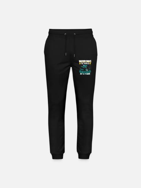 Electrician, Electronics Technician, Electrician - Stanley/Stella Mover Unisex Organic Jogging Trousers - black