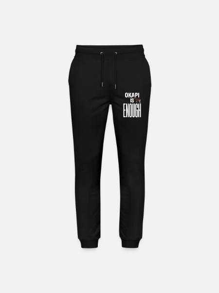 Okapi-liebhaber Okapi-tier Seltene Tierweltliebe - Stanley/Stella Unisex Bio Jogginghose Mover  - Schwarz