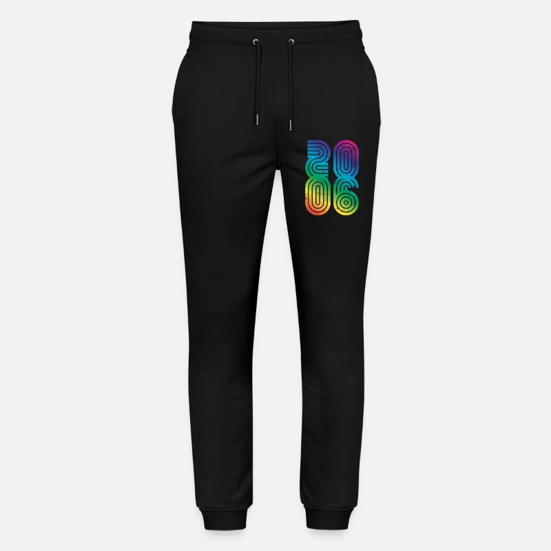 20° Compleanno Vintage 2006 - Pantaloni da jogger unisex ed ecologici Mover di Stanley/Stella - nero