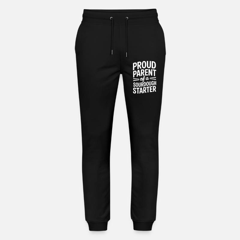 Stolzer Elternteil eines Sauerteigstarters - Stanley/Stella Unisex Bio Jogginghose Mover  - Schwarz