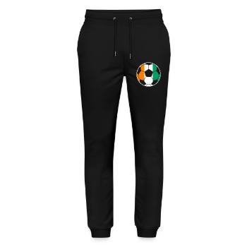 Football - Team Ivory Coast - Stanley/Stella Mover Unisex Organic Jogging Trousers - black - Front - Marisol (170cm) & Nik (191cm)