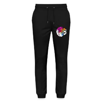 NO. 16 NUMBER 16 BASKETBALL 16TH BIRTHDAY - Stanley/Stella Mover Unisex Organic Jogging Trousers - black - Front - Marisol (170cm) & Nik (191cm)