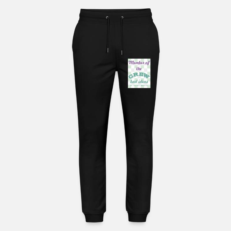 Membre d’équipage : Mauvaises idées - Pantalon de jogging bio MOVER Stanley/Stella unisexe - noir