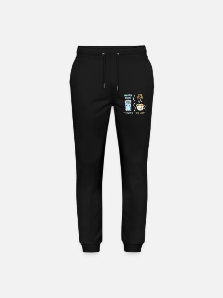 Coffee vs water 72% - Stanley/Stella Mover Unisex Organic Jogging Trousers - black