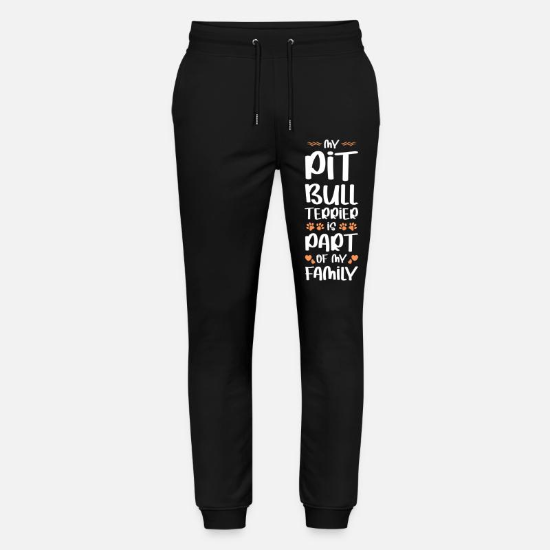 PIT_BULL_TERRIER - Pantalon de jogging bio MOVER Stanley/Stella unisexe - noir