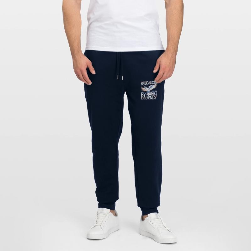 Radicalized by Basic Decency Statement Kunst Stanley/Stella Unisex Bio Jogginghose Mover 