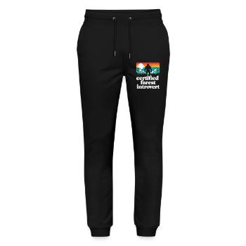 Bigfoot Sasquatch Yeti Cryptid Creatures Big Foot - Stanley/Stella Unisex Bio Jogginghose Mover  - Schwarz - Vorne - Marisol (170cm) & Nik (191cm)