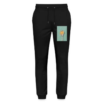 Pasta Fork Reduced Kitchen Design - Stanley/Stella Mover Unisex Organic Jogging Trousers - black - Front - Marisol (170cm) & Nik (191cm)
