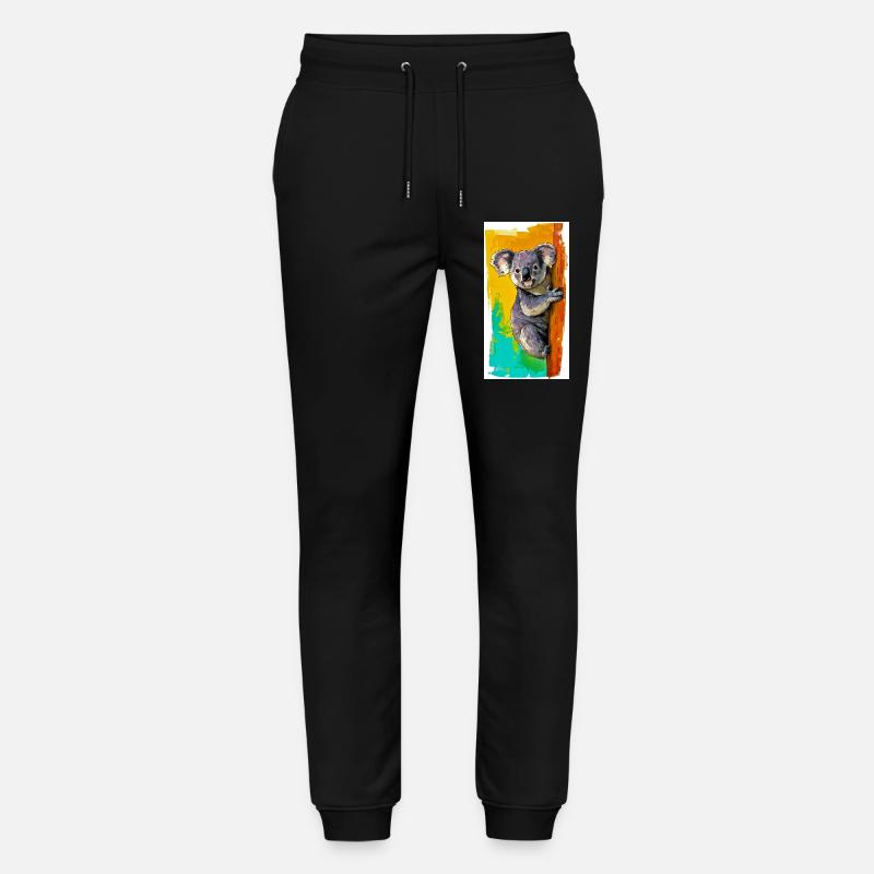 Koala - Stanley/Stella Unisex Bio Jogginghose Mover  - Schwarz