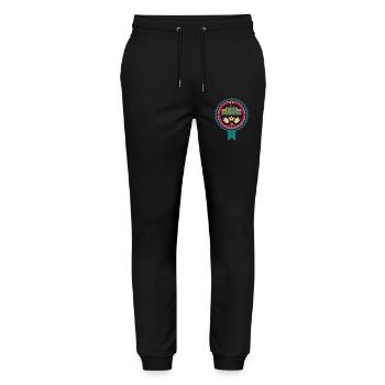 Pickleball Dink Queen funny player love pickleball - Stanley/Stella Mover Unisex Organic Jogging Trousers - black - Front - Marisol (170cm) & Nik (191cm)