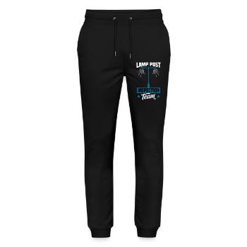 Street Light Inspection Utility Worker Art - Stanley/Stella Mover Unisex Organic Jogging Trousers - black - Front - Marisol (170cm) & Nik (191cm)