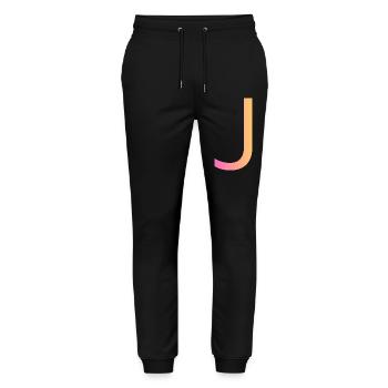 J - Stanley/Stella Unisex Bio Jogginghose Mover  - Schwarz - Vorne - Marisol (170cm) & Nik (191cm)