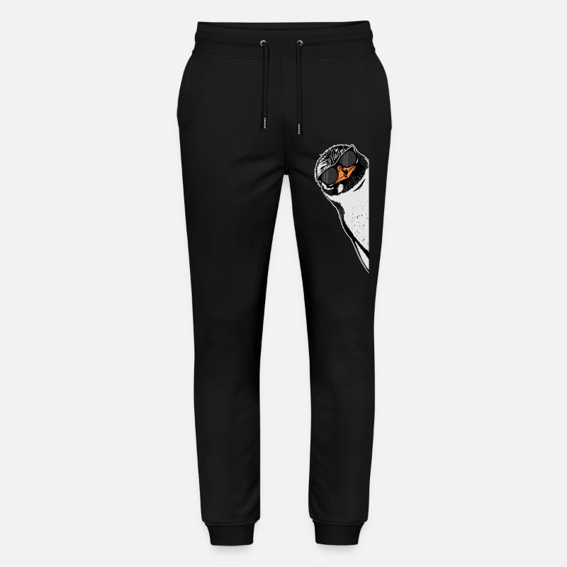 Pingouin avec lunettes de soleil - Pantalon de jogging bio MOVER Stanley/Stella unisexe - noir