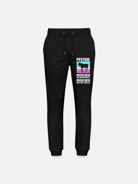 Reiten Pferdeliebhaber Reiterhof Pferde - Stanley/Stella Unisex Bio Jogginghose Mover - Schwarz