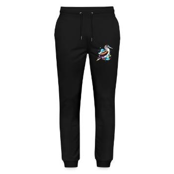 Blue-footed boobies motif - Stanley/Stella Mover Unisex Organic Jogging Trousers - black - Front - Marisol (170cm) & Nik (191cm)