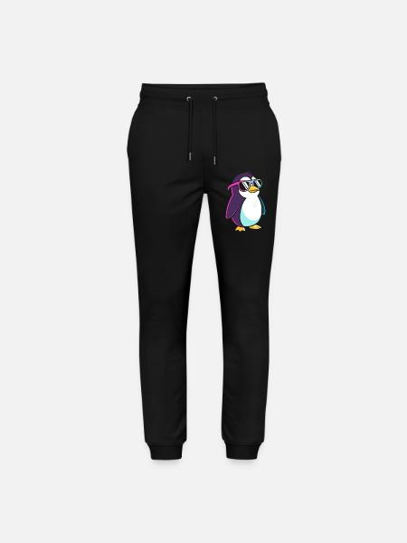 Pinguin Neon Coole Bunte Brillen - Stanley/Stella Unisex Bio Jogginghose Mover  - Schwarz