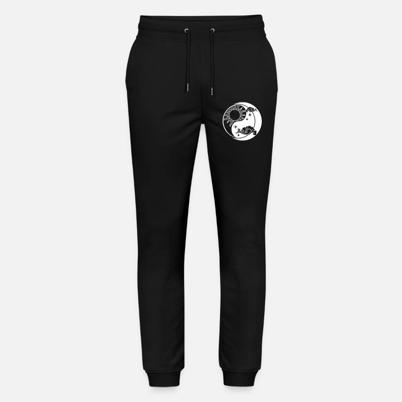 Yin Yang - Pantaloni da jogger unisex ed ecologici Mover di Stanley/Stella - nero