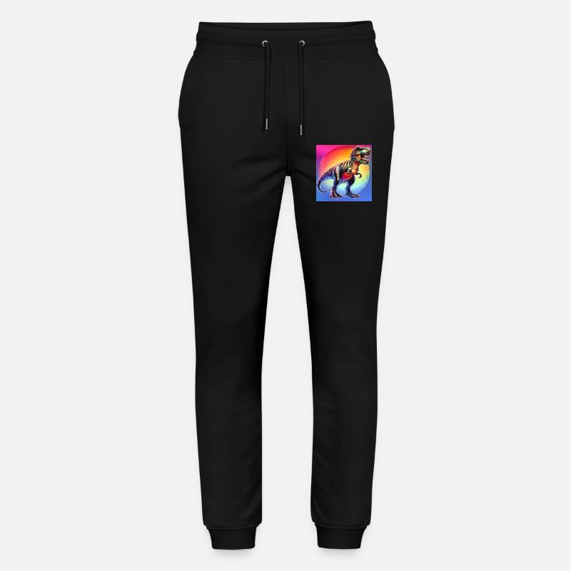 Dinosaurier - Stanley/Stella Unisex Bio Jogginghose Mover  - Schwarz