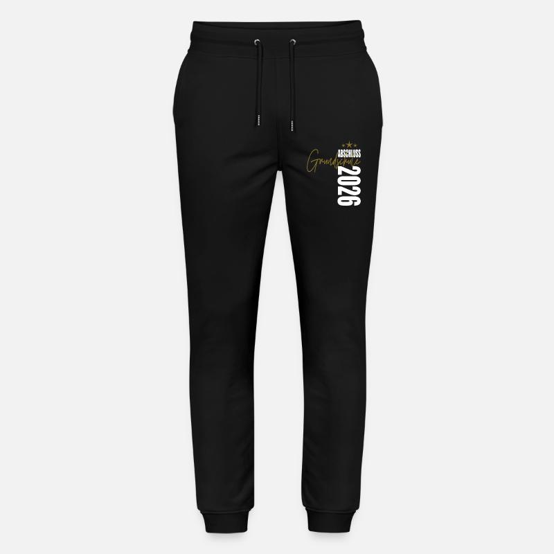 Abschluss 2026 Grundschule - Stanley/Stella Unisex Bio Jogginghose Mover  - Schwarz