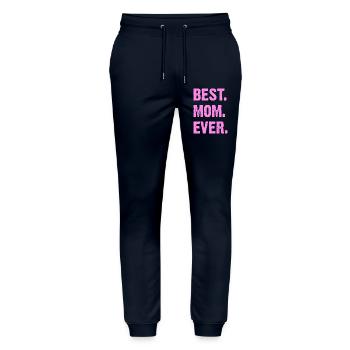 Meilleure fête des mères de tous les temps - Pantalon de jogging bio MOVER Stanley/Stella unisexe - marine - Devant - Marisol (170cm) & Nik (191cm)