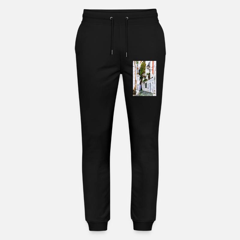 Schöne Stadt Cadaques in Spanien - Stanley/Stella Unisex Bio Jogginghose Mover  - Schwarz