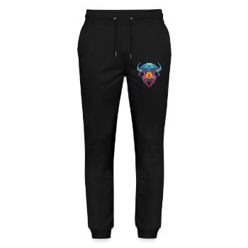 Bison - Stanley/Stella Unisex Bio Jogginghose Mover  - Schwarz - Vorne - Marisol (170cm) & Nik (191cm)