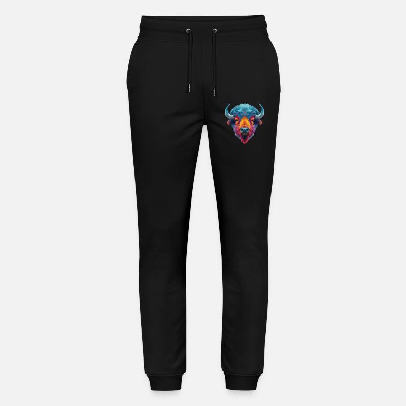 Bison - Stanley/Stella Unisex Bio Jogginghose Mover  - Schwarz