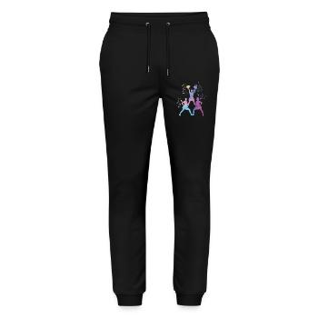 Cheerleader Cheer Mom Cheerleading - Stanley/Stella Mover Unisex Organic Jogging Trousers - black - Front - Marisol (170cm) & Nik (191cm)
