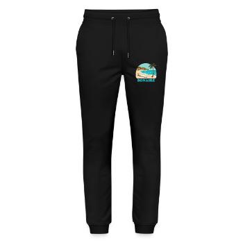 Bonaire - Pantalon de jogging bio MOVER Stanley/Stella unisexe - noir - Devant - Marisol (170cm) & Nik (191cm)