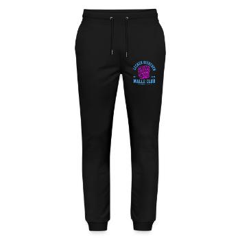 Malle 2026 Lecker Bierchen Malle Club - Stanley/Stella Unisex Bio Jogginghose Mover  - Schwarz - Vorne - Marisol (170cm) & Nik (191cm)