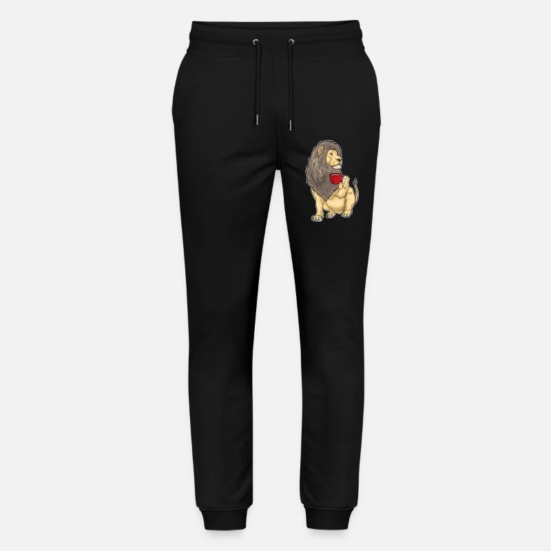 Tasse à café Lion - Pantalon de jogging bio MOVER Stanley/Stella unisexe - noir