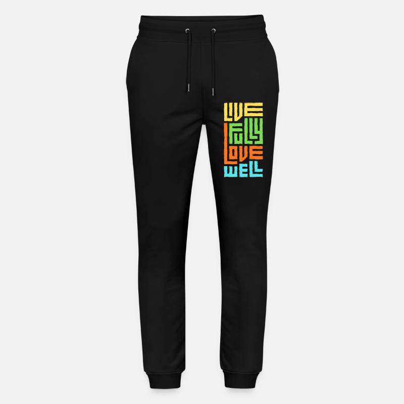Vis pleinement Aime Bien. - Pantalon de jogging bio MOVER Stanley/Stella unisexe - noir