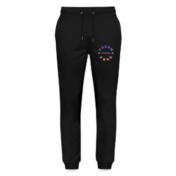 Millésime 1966 - Pantalon de jogging bio MOVER Stanley/Stella unisexe - noir - Devant - Marisol (170cm) & Nik (191cm)