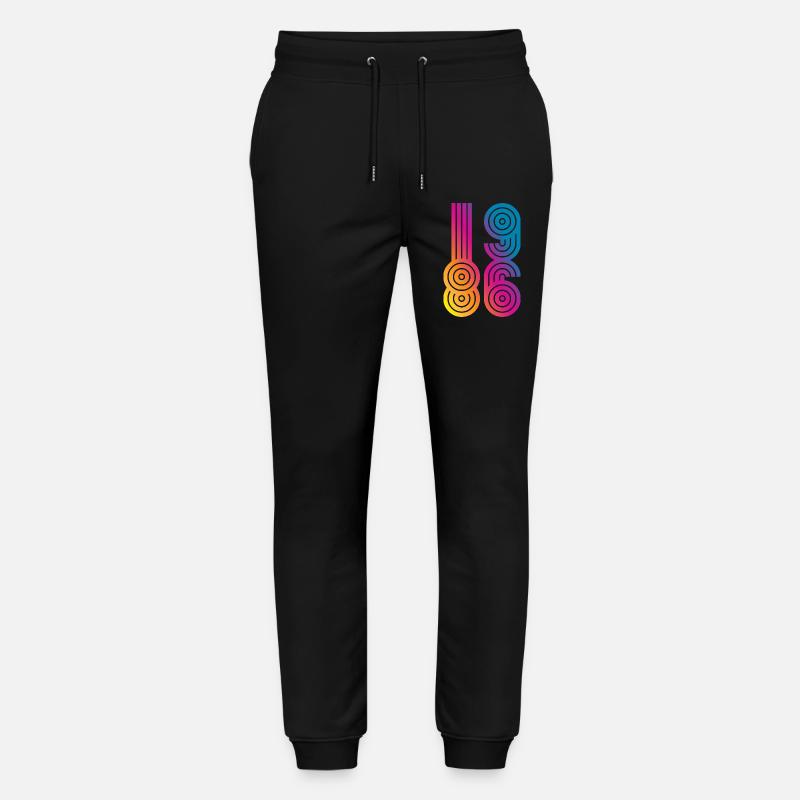 86 Eight Six 1986 - Stanley/Stella Mover Unisex Organic Jogging Trousers - black