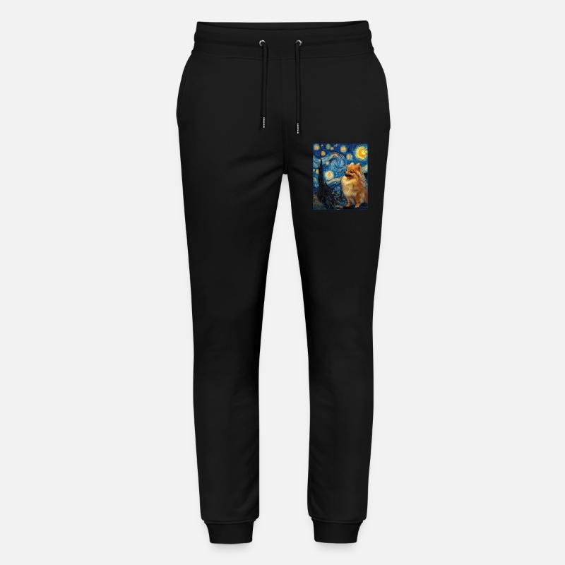 Zwergspitz Spitz Pomeranian - Pantalon de jogging bio MOVER Stanley/Stella unisexe - noir