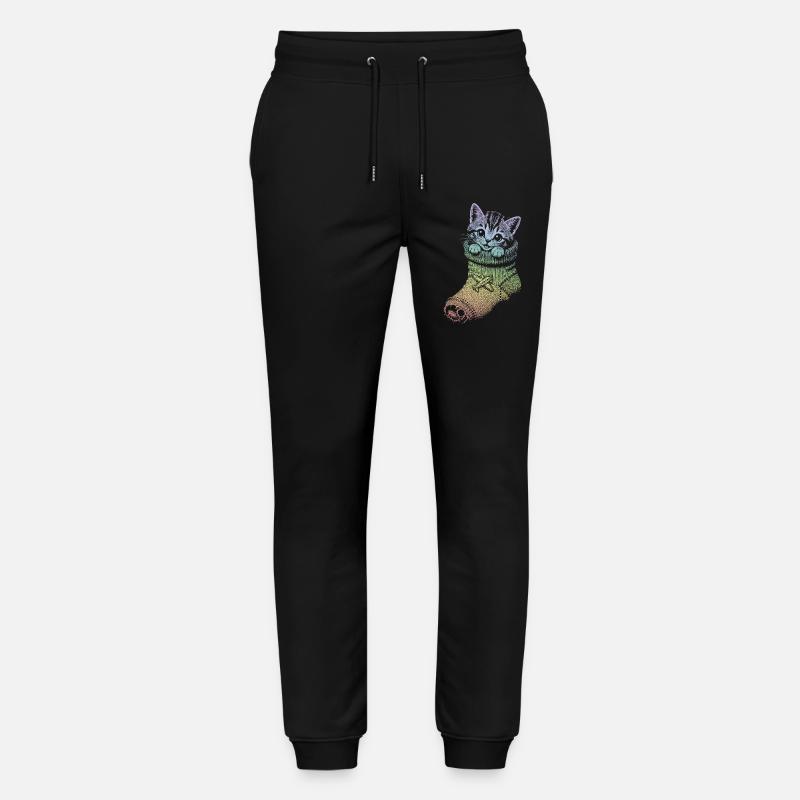 Kitten - Stanley/Stella Mover Unisex Organic Jogging Trousers - black