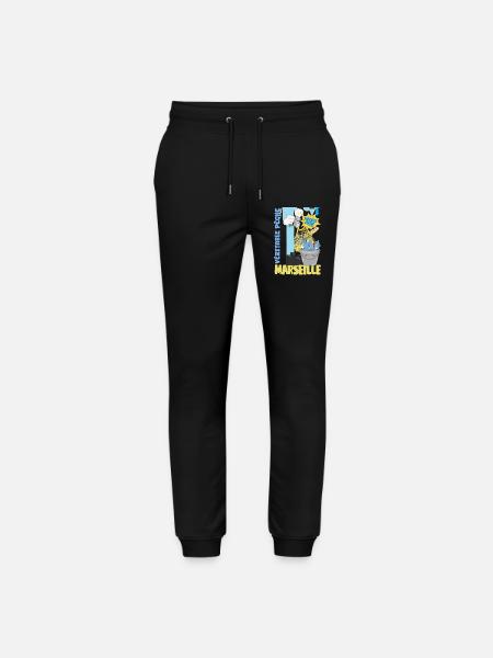 Marseille Poiscaille Fraîche Cartoon - Pantalon de jogging bio MOVER Stanley/Stella unisexe - noir
