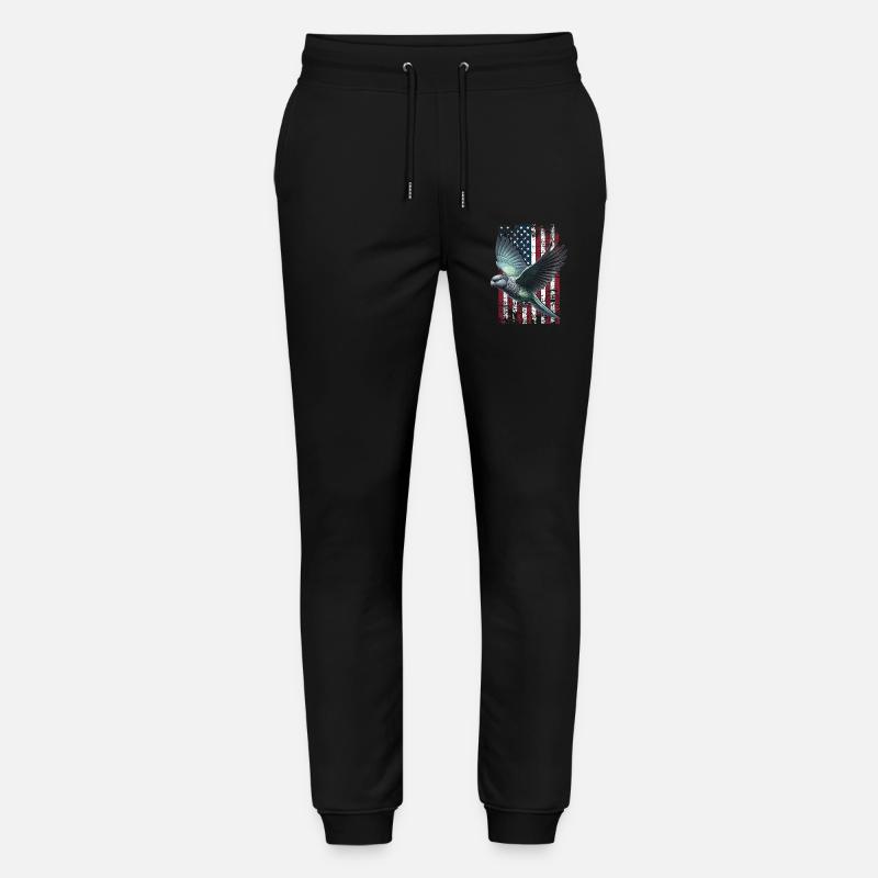 Pionus Parrot US Red-rumped Parrot - Stanley/Stella Mover Unisex Organic Jogging Trousers - black