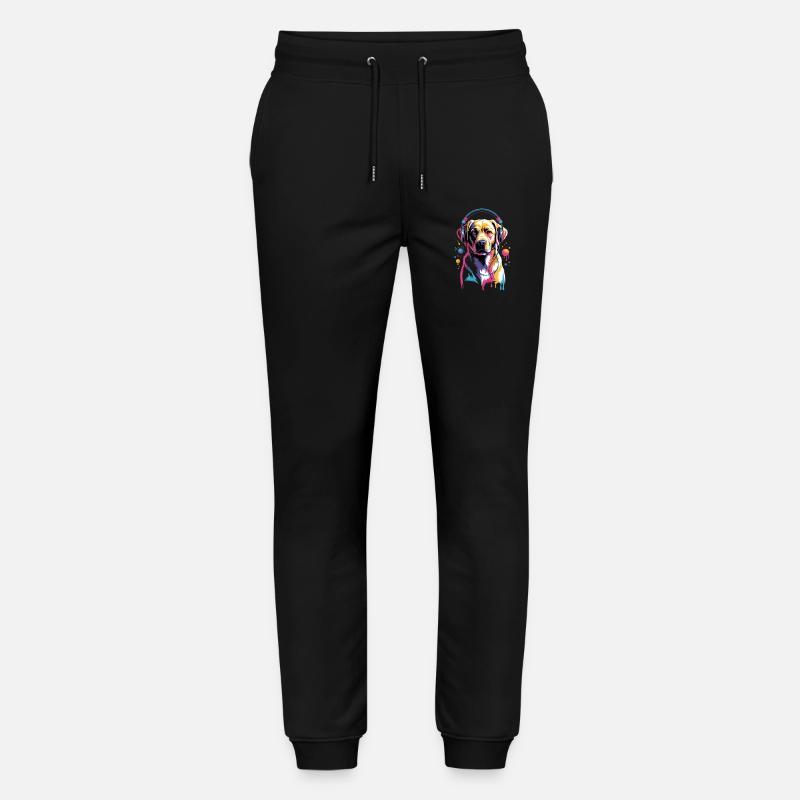 Casques Labrador - Pantalon de jogging bio MOVER Stanley/Stella unisexe - noir