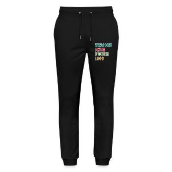 Awesome Since June 1966 - Stanley/Stella Mover Unisex Organic Jogging Trousers - black - Front - Marisol (170cm) & Nik (191cm)