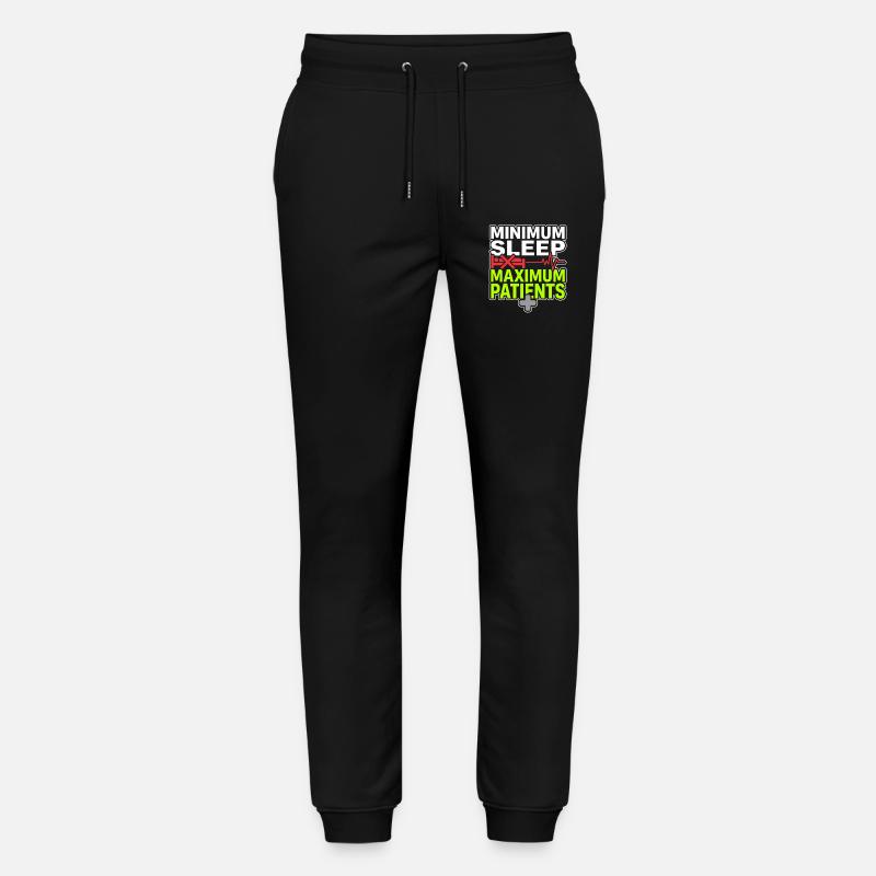 Infirmière de nuit, fatiguée - Pantalon de jogging bio MOVER Stanley/Stella unisexe - noir