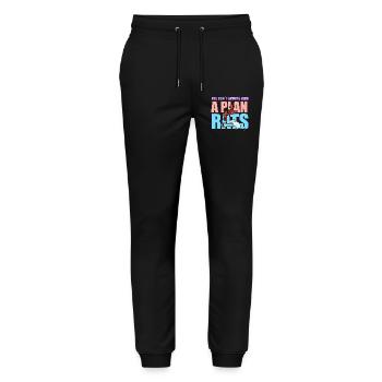Rat, house rat, rat owner, rat lover - Stanley/Stella Mover Unisex Organic Jogging Trousers - black - Front - Marisol (170cm) & Nik (191cm)