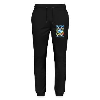 Cruising Together Cancun 2026 - Stanley/Stella Mover Unisex Organic Jogging Trousers - black - Front - Marisol (170cm) & Nik (191cm)