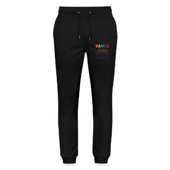Besten Freund Kollegen Spruch Dankeschön Geschenk - Stanley/Stella Unisex Bio Jogginghose Mover  - Schwarz - Vorne - Marisol (170cm) & Nik (191cm)