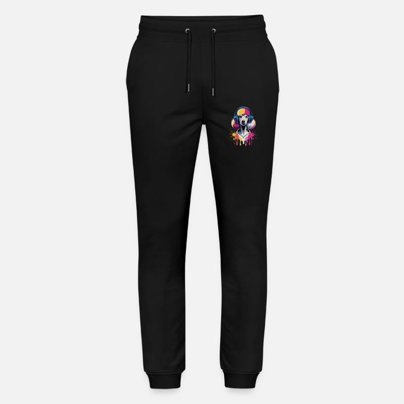 Casque Caniche - Pantalon de jogging bio MOVER Stanley/Stella unisexe - noir