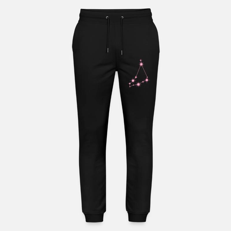 Steinbockstern Sternbild Tierkreis Pastellrosa - Stanley/Stella Unisex Bio Jogginghose Mover  - Schwarz