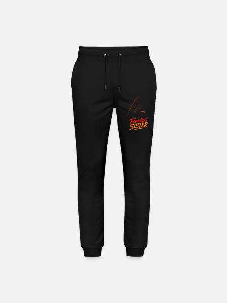 Fearless Sister – Climbing without fear - Stanley/Stella Mover Unisex Organic Jogging Trousers - black
