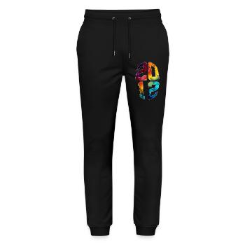 14 YEARS OLD 2012 14TH BIRTHDAY - Stanley/Stella Mover Unisex Organic Jogging Trousers - black - Front - Marisol (170cm) & Nik (191cm)