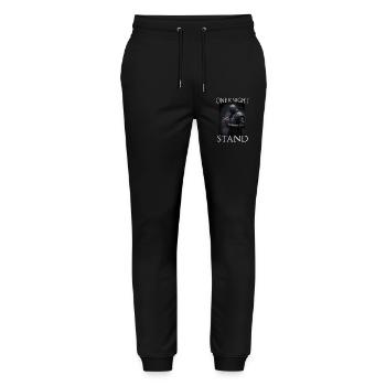 Knight Buhurt Warrior Motif Bouhourt Hobby Buhurt - Stanley/Stella Mover Unisex Organic Jogging Trousers - black - Front - Marisol (170cm) & Nik (191cm)